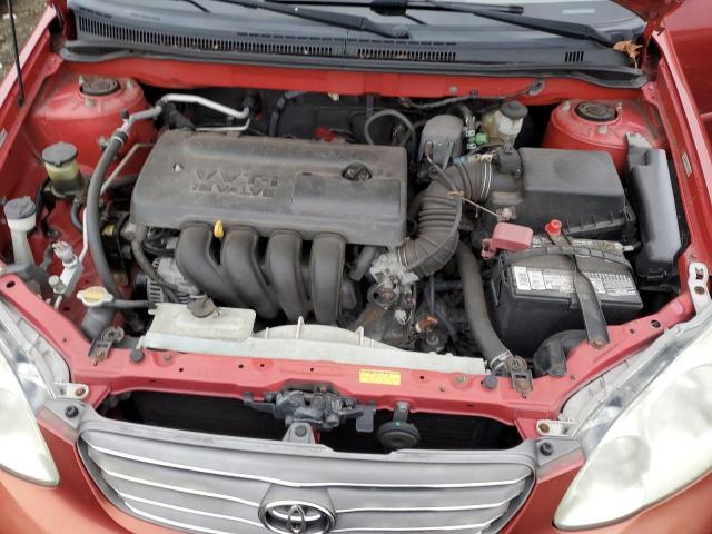 2T1BR32E03C078264 - 2003 TOYOTA COROLLA CE RED photo 11