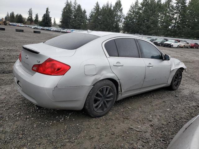 JNKCV61E29M013252 - 2009 INFINITI G37 BASE SILVER photo 3