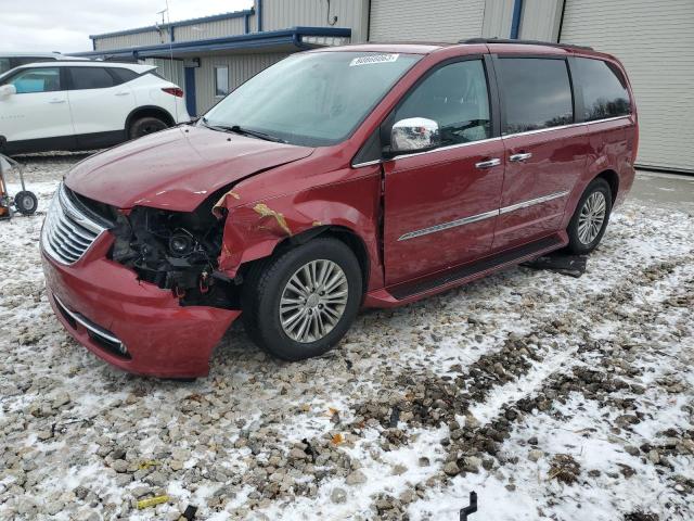 2C4RC1CG3DR646870 - 2013 CHRYSLER TOWN & COU TOURING L RED photo 1