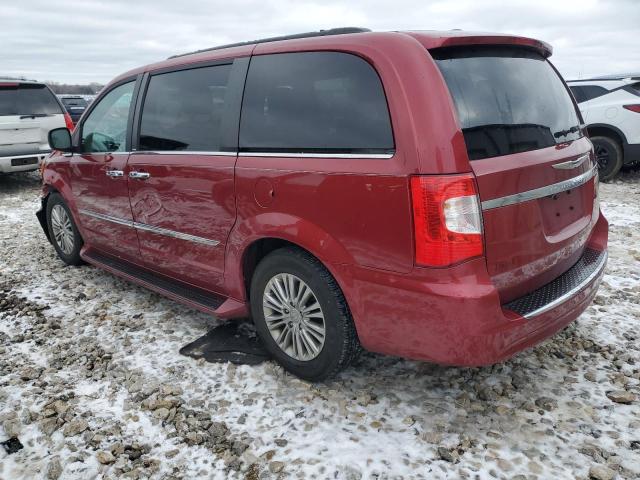 2C4RC1CG3DR646870 - 2013 CHRYSLER TOWN & COU TOURING L RED photo 2