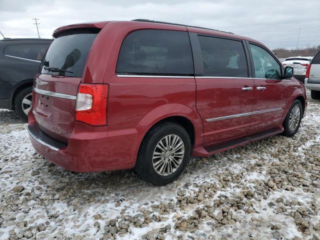 2C4RC1CG3DR646870 - 2013 CHRYSLER TOWN & COU TOURING L RED photo 3