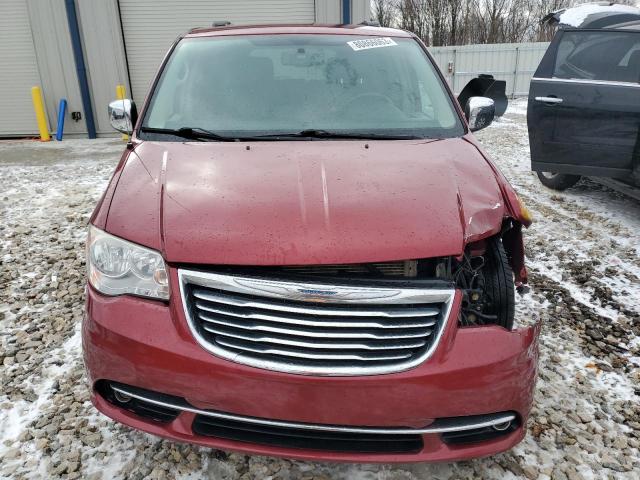 2C4RC1CG3DR646870 - 2013 CHRYSLER TOWN & COU TOURING L RED photo 5