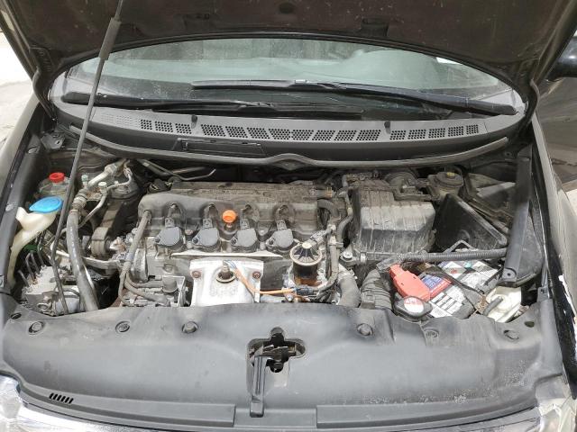 2HGFA16919H337645 - 2009 HONDA CIVIC EXL შავი ფოტო 11