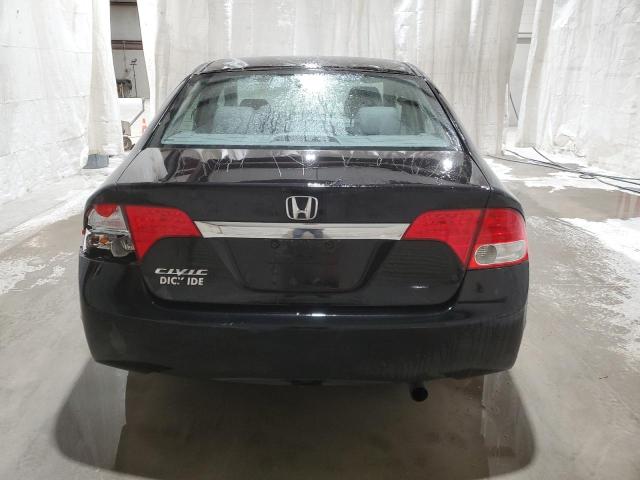 2HGFA16919H337645 - 2009 HONDA CIVIC EXL შავი ფოტო 6