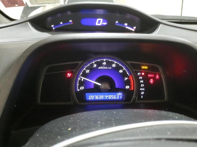 2HGFA16919H337645 - 2009 HONDA CIVIC EXL შავი ფოტო 9