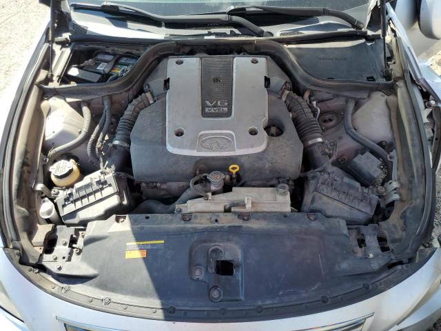 JN1CV6FE8AM350106 - 2010 INFINITI G37 BASE SILVER photo 11