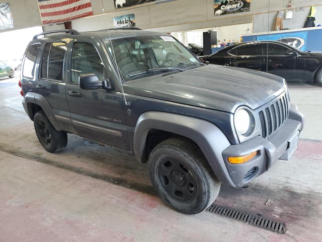 1J4GL48K52W279944 - 2002 JEEP LIBERTY SPORT BLUE photo 4