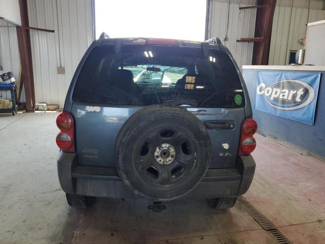 1J4GL48K52W279944 - 2002 JEEP LIBERTY SPORT BLUE photo 6