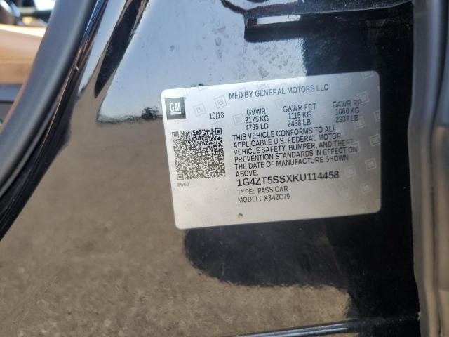 1G4ZT5SSXKU114458 - 2019 BUICK LACROSSE PREMIUM BLACK photo 13