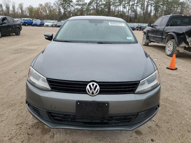 3VWLL7AJ0CM392738 - 2012 VOLKSWAGEN JETTA TDI GRAY photo 5