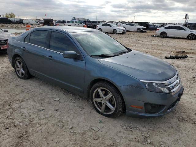 3FAHP0HA6BR334800 - 2011 FORD FUSION SE BLUE photo 4