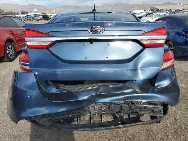 3FA6P0H72JR232789 - 2018 FORD FUSION SE BLUE photo 6