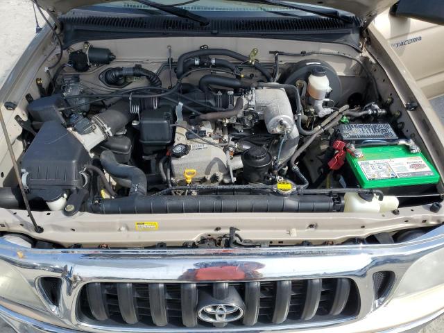 5TEVL52N24Z384694 - 2004 TOYOTA TACOMA XTRACAB ოქროსფერი ფოტო 11