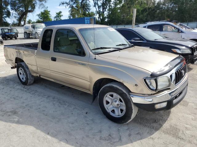 5TEVL52N24Z384694 - 2004 TOYOTA TACOMA XTRACAB ოქროსფერი ფოტო 4