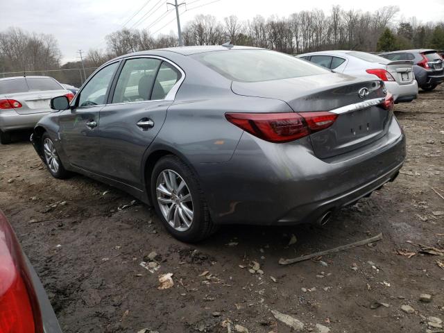 JN1CV7AP0KM110130 - 2019 INFINITI Q50 PURE GRAY photo 2