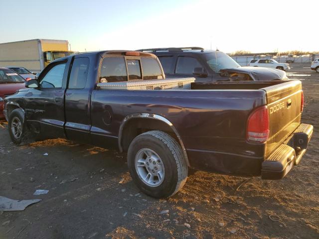 1B7GL22X3WS545666 - 1998 DODGE DAKOTA BLUE photo 2