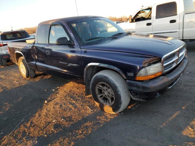 1B7GL22X3WS545666 - 1998 DODGE DAKOTA BLUE photo 4