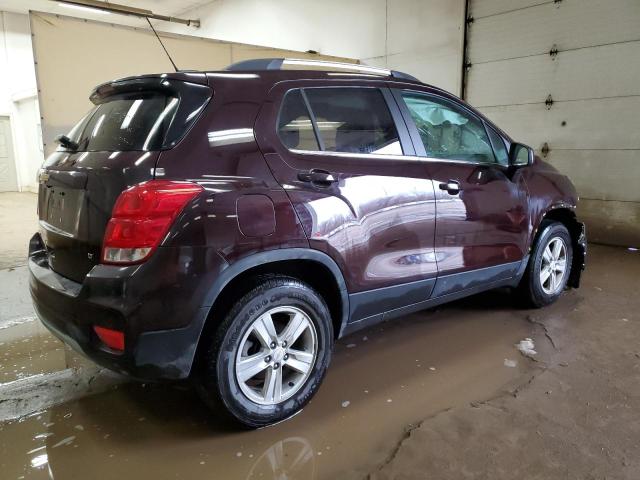 KL7CJPSB5LB331132 - 2020 CHEVROLET TRAX 1LT MAROON photo 3