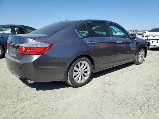 1HGCR2F80DA175619 - 2013 HONDA ACCORD EXL GRAY photo 3
