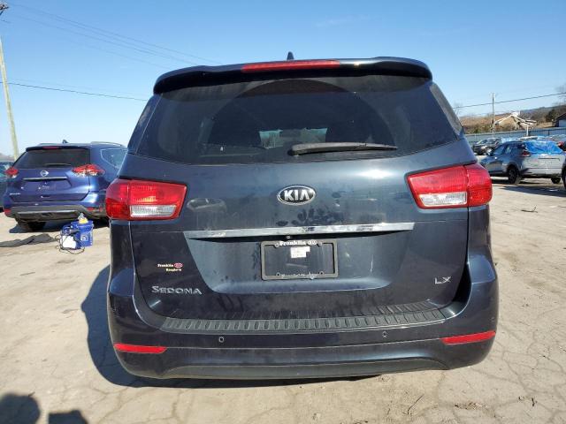 KNDMB5C18G6149454 - 2016 KIA SEDONA LX CHARCOAL photo 6