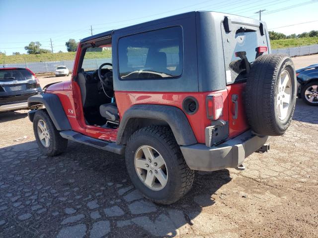 1J4FA24139L773184 - 2009 JEEP WRANGLER X RED photo 2