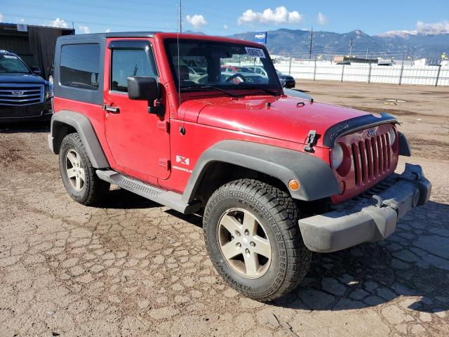 1J4FA24139L773184 - 2009 JEEP WRANGLER X RED photo 4