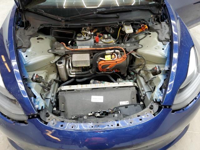 5YJ3E1EAXNF370113 - 2022 TESLA MODEL 3 BLUE photo 11