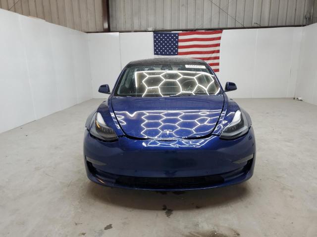 5YJ3E1EAXNF370113 - 2022 TESLA MODEL 3 BLUE photo 5