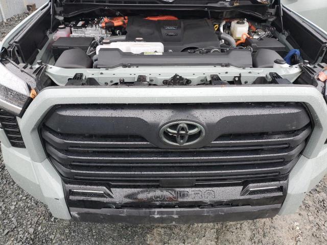 5TFWC5EC4RX007409 - 2024 TOYOTA TUNDRA CREWMAX PLATINUM ნაცრისფერი ფოტო 11