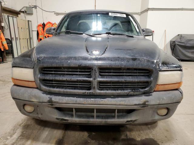 1B7GL22Y7WS641566 - 1998 DODGE DAKOTA BLACK photo 5