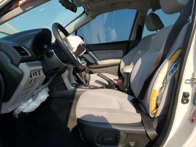 JF2SJAGC1JH513693 - 2018 SUBARU FORESTER 2.5I PREMIUM თეთრი ფოტო 7