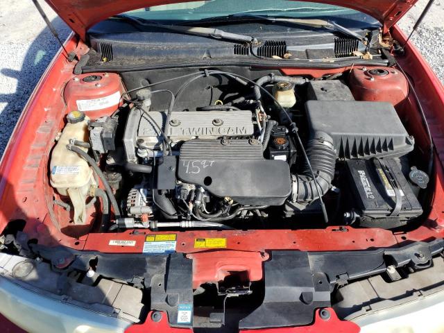 1G3NL12T6XC343284 - 1999 OLDSMOBILE ALERO GL RED photo 11