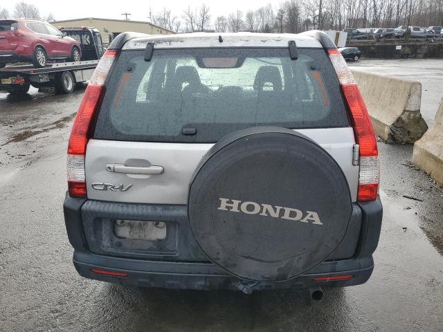 SHSRD68536U404556 - 2006 HONDA CR-V LX SILVER photo 6