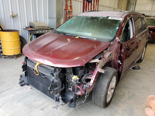 2C4RC1EG1HR643808 - 2017 CHRYSLER PACIFICA TOURING L PLUS MAROON photo 1