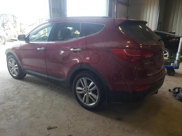 5XYZWDLA0FG235776 - 2015 HYUNDAI SANTA FE S RED photo 2