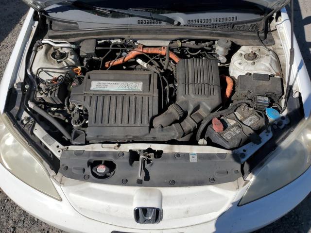 JHMES96675S021499 - 2005 HONDA CIVIC HYBRID თეთრი ფოტო 11