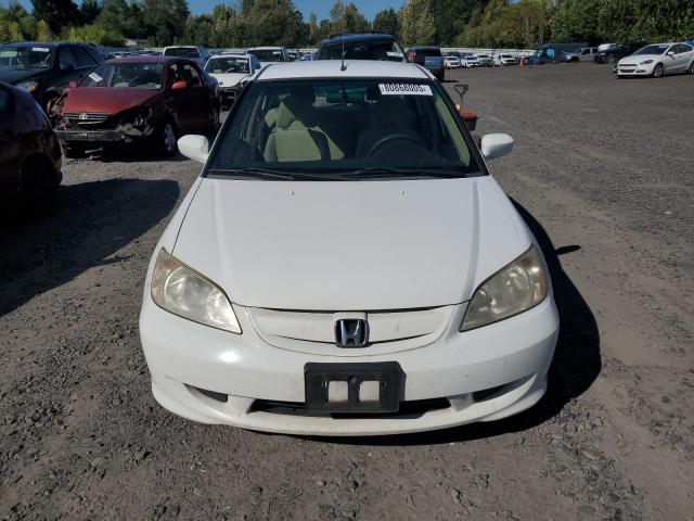JHMES96675S021499 - 2005 HONDA CIVIC HYBRID თეთრი ფოტო 5