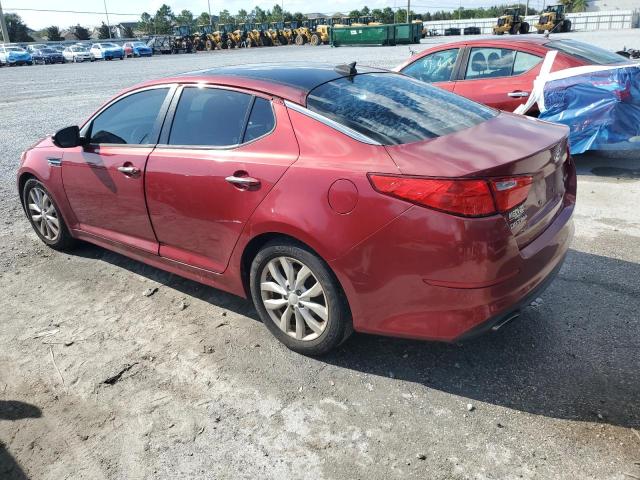 5XXGN4A71FG429254 - 2015 KIA OPTIMA EX BURGUNDY photo 2