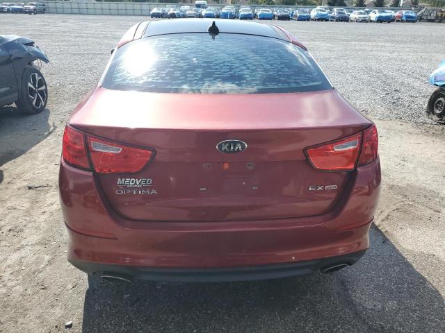 5XXGN4A71FG429254 - 2015 KIA OPTIMA EX BURGUNDY photo 6