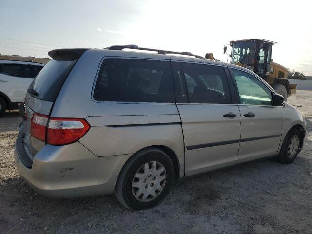 5FNRL38257B006345 - 2007 HONDA ODYSSEY LX SILVER photo 3