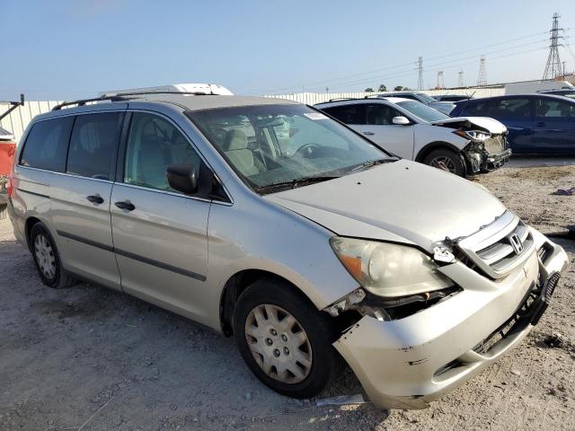 5FNRL38257B006345 - 2007 HONDA ODYSSEY LX SILVER photo 4