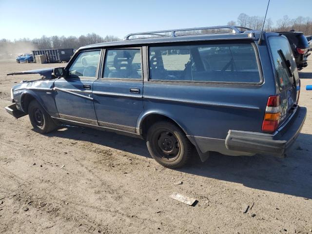 YV1AA8858L1867218 - 1990 VOLVO 240 BASE BLUE photo 2