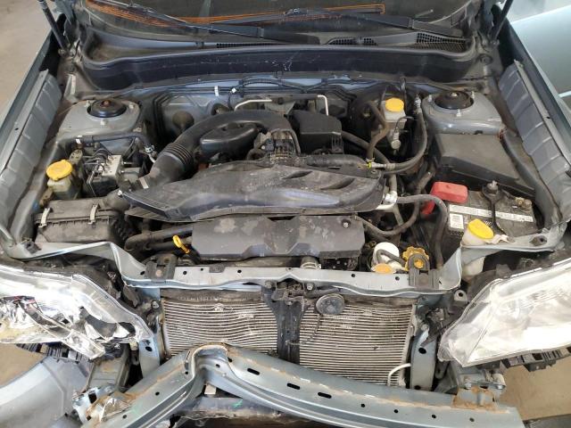 JF2SHBDC1BH743936 - 2011 SUBARU FORESTER 2.5X PREMIUM GRAY photo 12