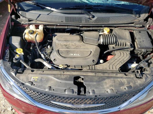 2C4RC1BG0HR661480 - 2017 CHRYSLER PACIFICA TOURING L BURGUNDY photo 12