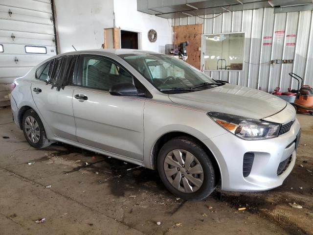 3KPA24AB2JE125404 - 2018 KIA RIO LX SILVER photo 4