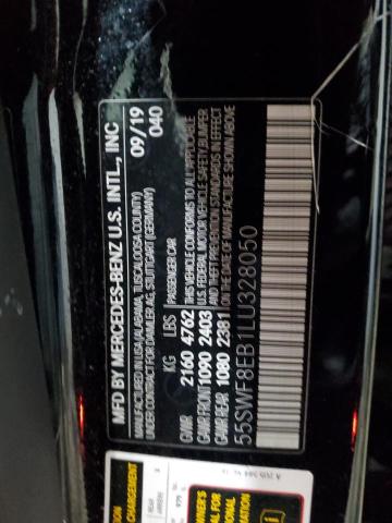 55SWF8EB1LU328050 - 2020 MERCEDES-BENZ C 300 4MATIC BLACK photo 13