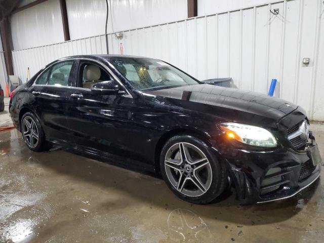 55SWF8EB1LU328050 - 2020 MERCEDES-BENZ C 300 4MATIC BLACK photo 4