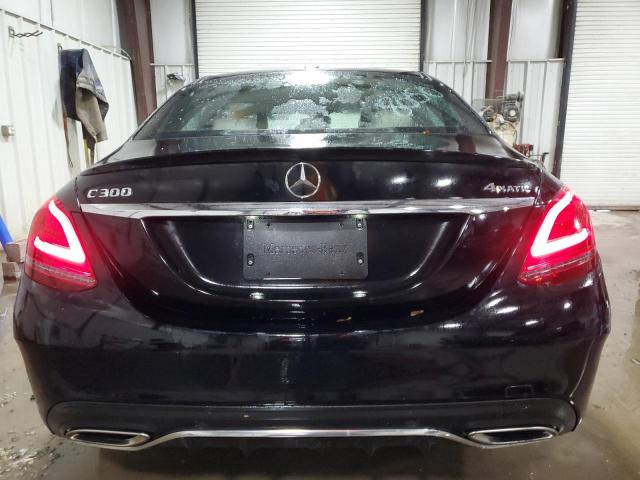55SWF8EB1LU328050 - 2020 MERCEDES-BENZ C 300 4MATIC BLACK photo 6