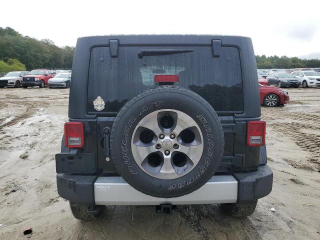 1C4BJWEG8DL501740 - 2013 JEEP WRANGLER UNLIMITED SAHARA BLACK photo 6