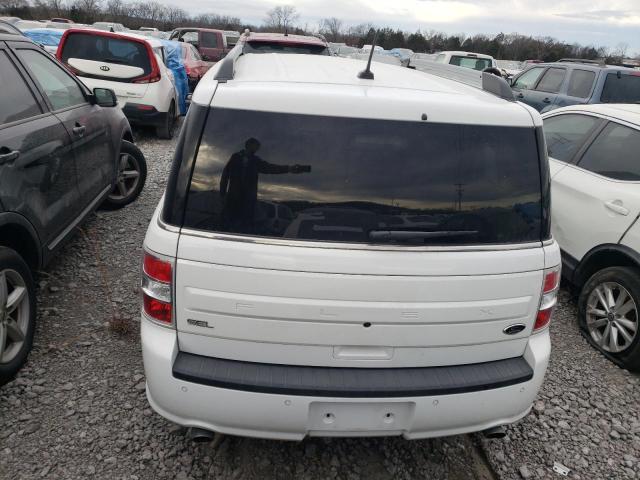 2FMGK5C83JBA02991 - 2018 FORD FLEX SEL WHITE photo 6